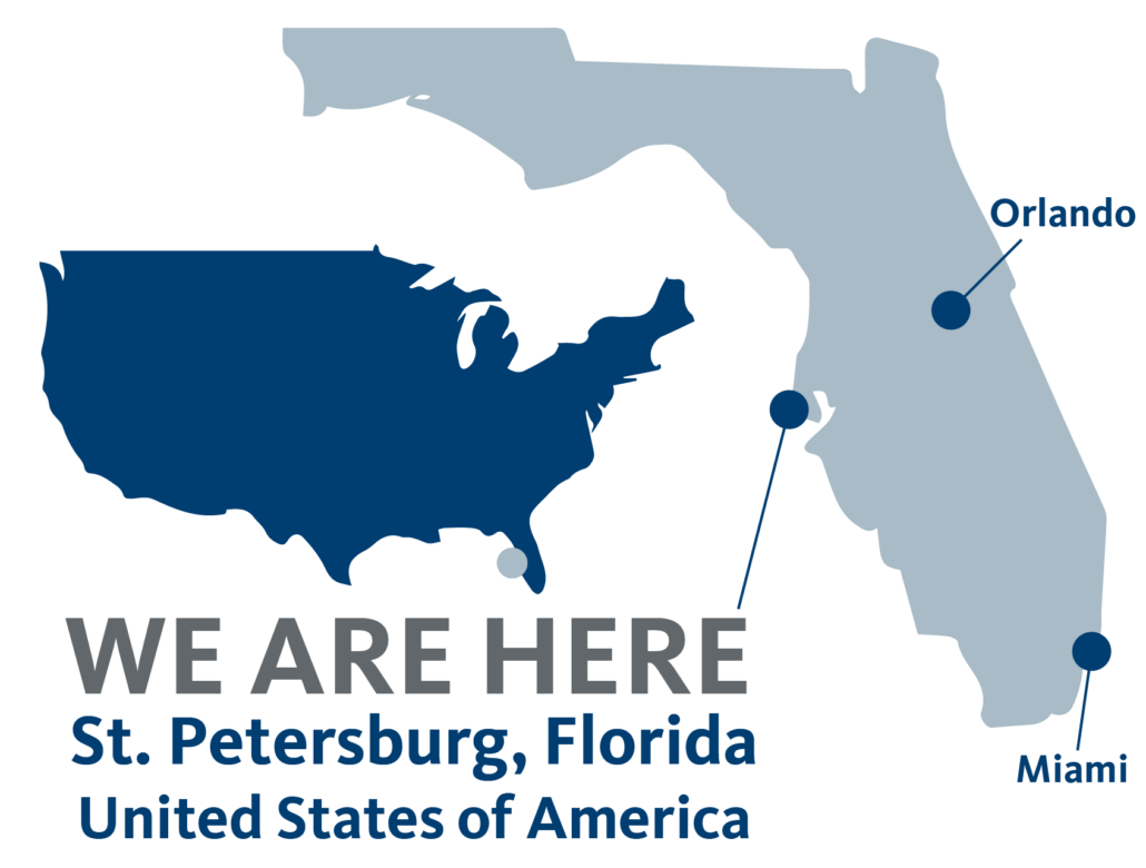 Admiral Farragut Academy Map of Location in Florida and U.S.