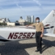 航空 student Billy Price ‘22 earns solo flight endorsement