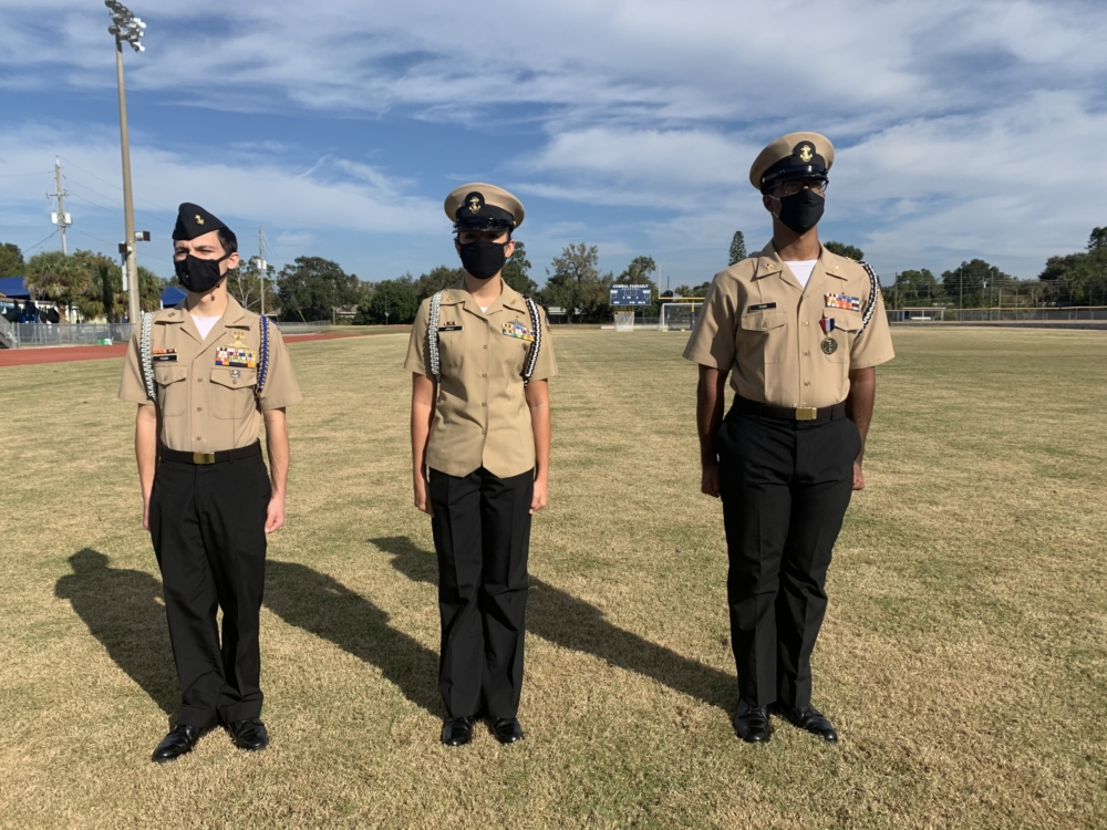 Dur在g formation on December 10, many Admiral Farragut Academy cadets were recognized and given academic and physical fitness awards.