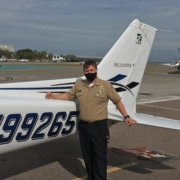 Roman Stott '21 earns solo flight endorsement